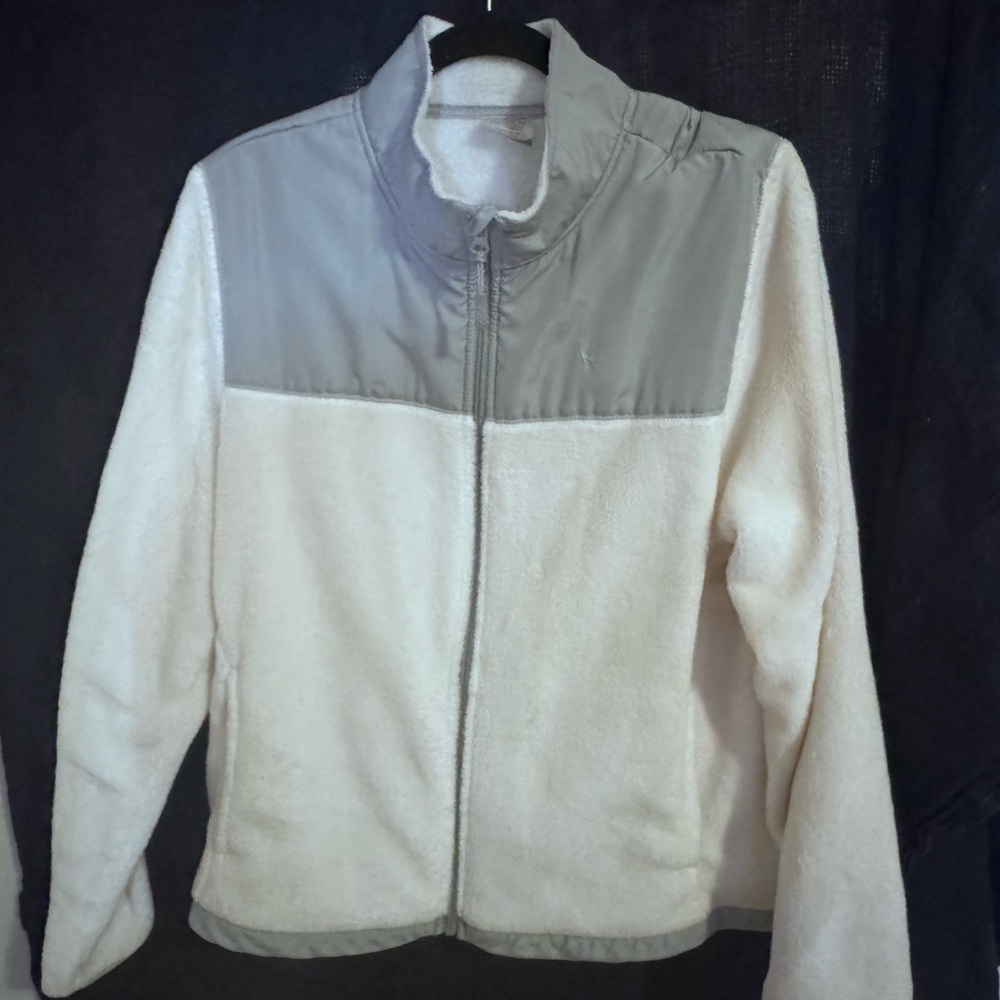 Women's Cream and Gray Jacket